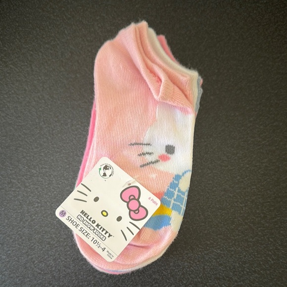Hello Kitty Pink and Blue Socks - Picture 1 of 2
